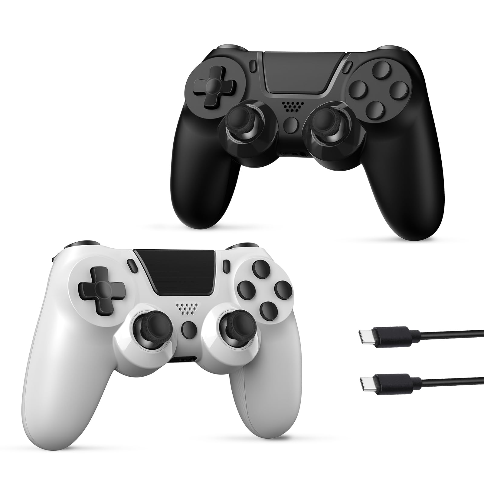 Bcofo 2 Pack Wireless PS4 Controller