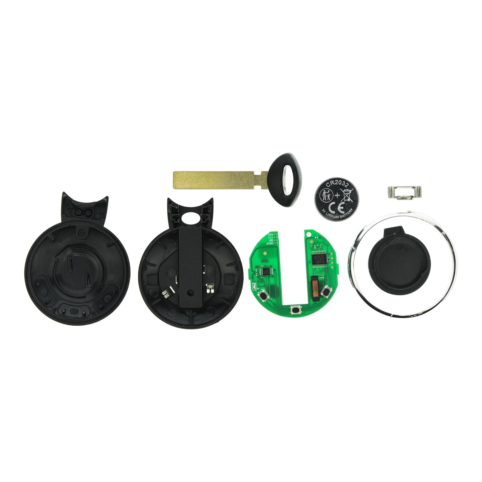 Smartkey 434MHz Transponder ID46 PCF7945 Rohling HU92 R 3 Tasten kompatibel MINI R57 R55 R60 R58 R56 R61