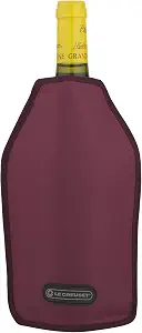 Le Creuset Wine Cooler Sleeve, Burgundy, Burgandy