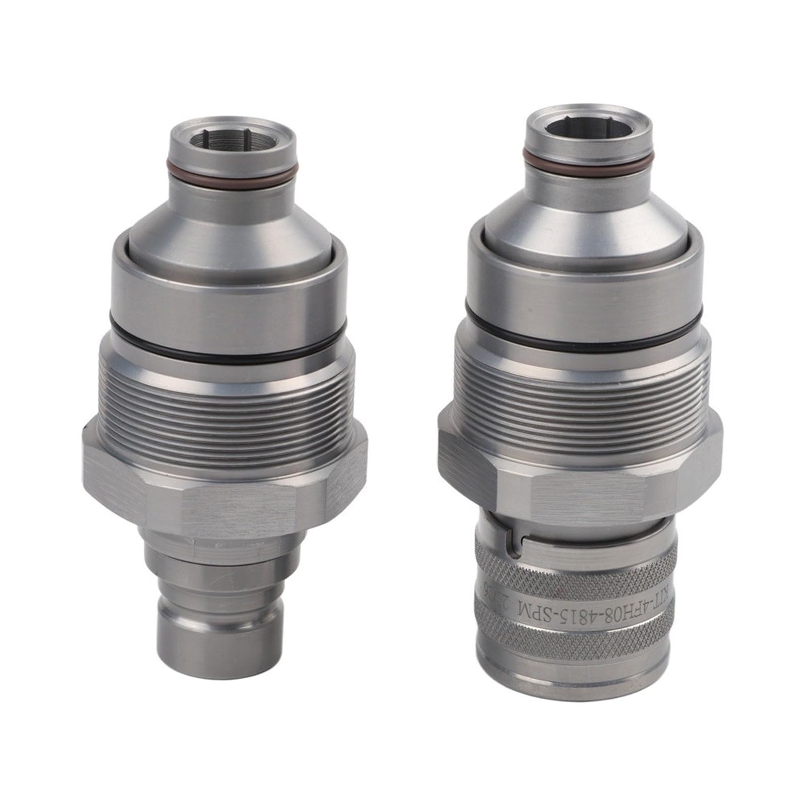 Kit de coupleur à face plate 1/2" Raccord rapide hydraulique 48 mm