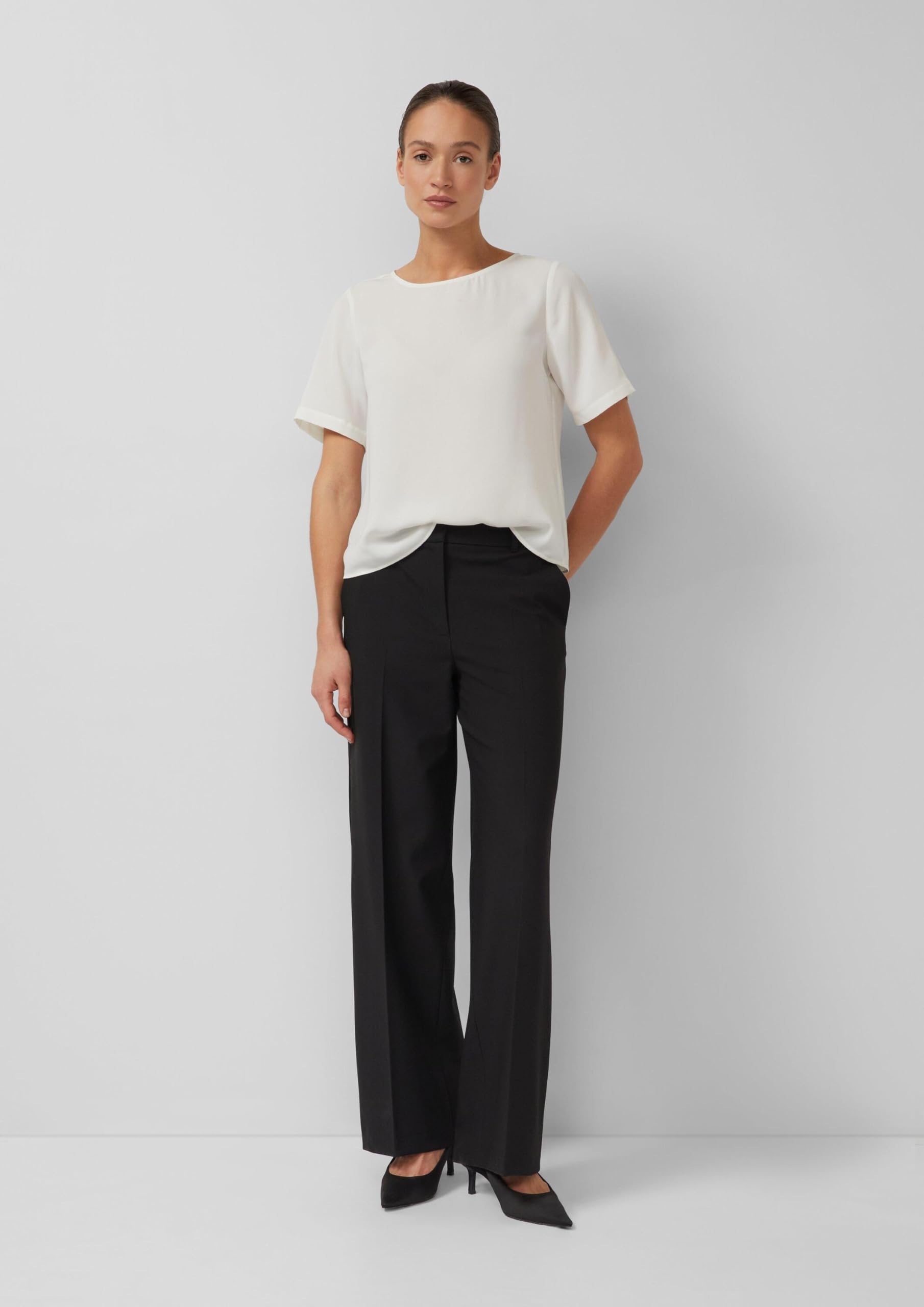 s.Oliver Elegante Business-Hose aus Viskosemix