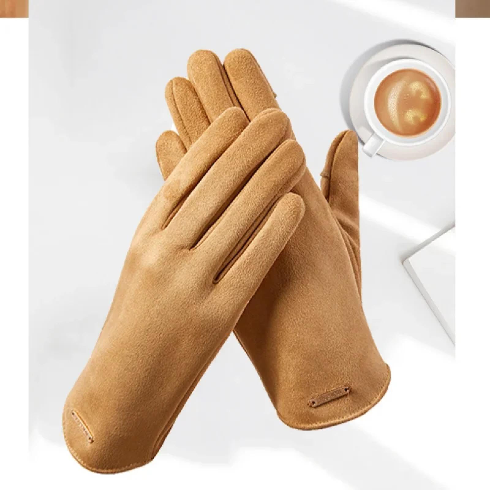 SiVaji Guantes Invierno Hombre Mujere Gloves Guantes Cálidos para Mujer Guantes De Ciclismo Al Aire Libre Driving Anti Cold Touch