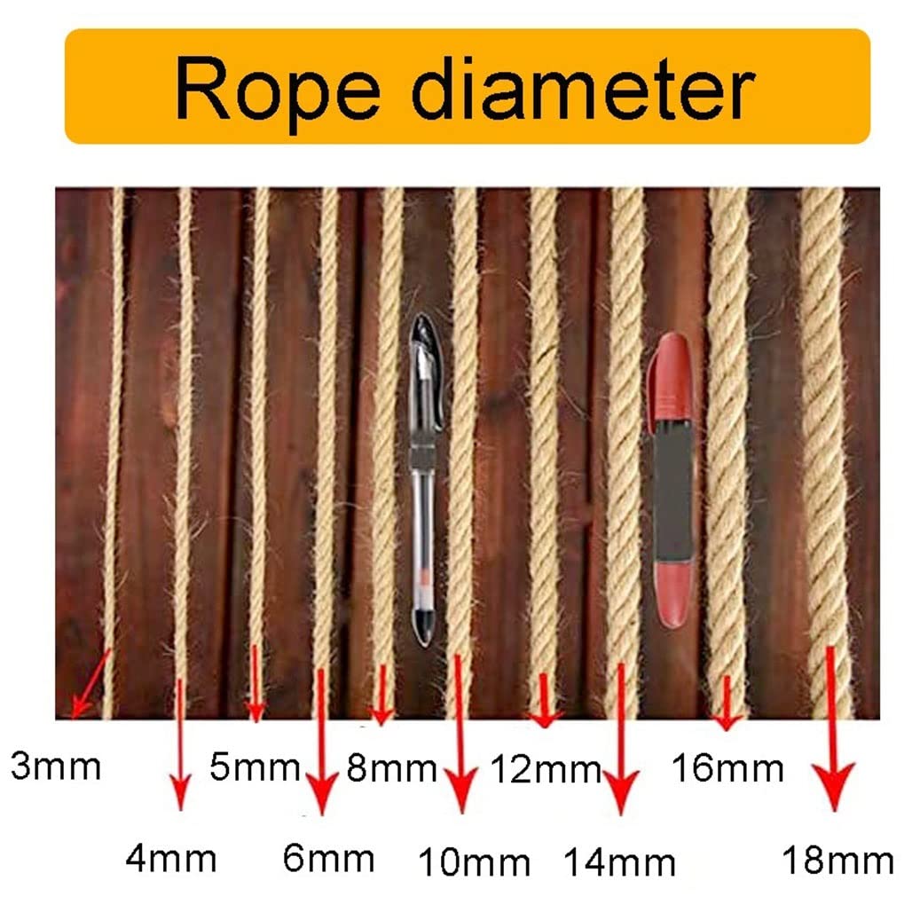 Biologisch abbaubares, robustes Jute-Netz für Pflanzen, Pflanzenschutz, Blumenschutz, 8 mm Durchmesser, 12 cm, Gelb, 4 x 4 m