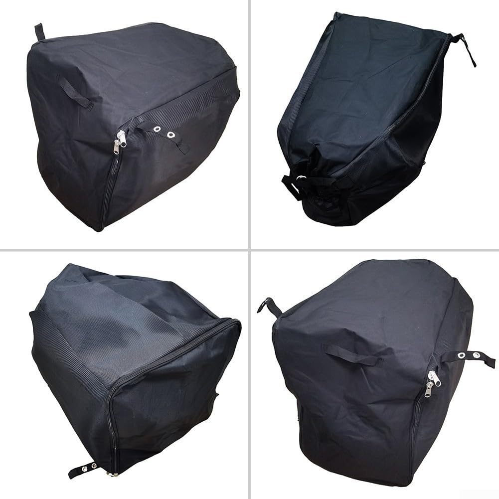 Bolsa de madera para trituradora, bolsa plegable para recoger residuos de hojas y otros residuos de jardín