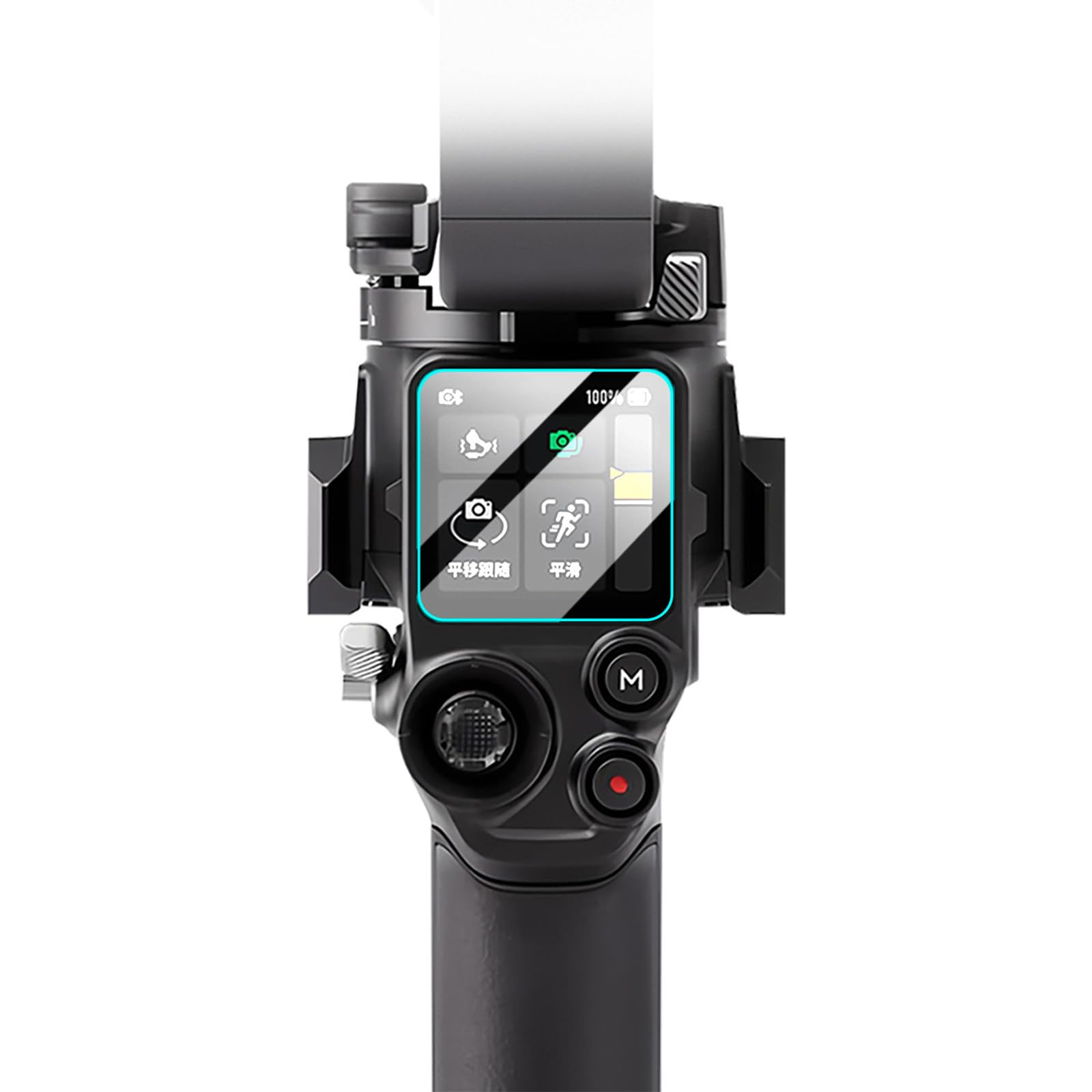 3 sztuki folii ochronnej do ekranu RS5 Gimbal, szkło hartowane 9H, 0,3 mm ultra cienkie, zaokrąglone krawędzie 2,5D, przezroczysta HD, odporna na zarysowania, bez pęcherzyków powietrza, ochrona