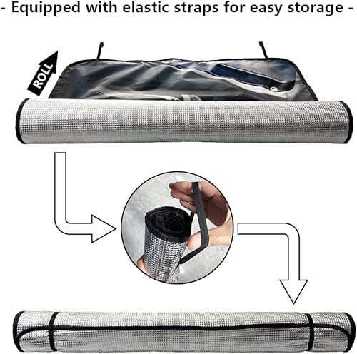 Miniatura 3 de CafeTime Parasol divertido para parabrisas de automóvil, Bull Terrier, parasol delantero de vehículo familiar, reflector de rayos UV, protector