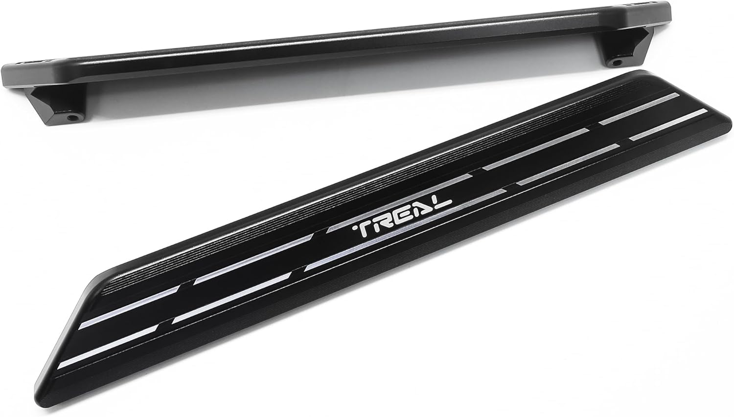 TREAL XRT Side Rails Step Plates (2p) Aluminum 7075 CNC Machined(Black)