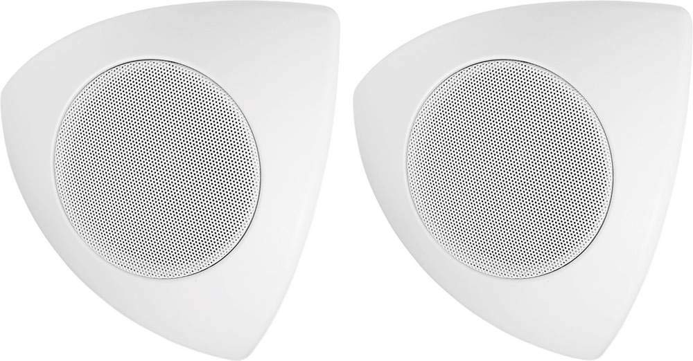 MONACOR MKS-48/WS Eck Wand- und Deckenlautsprecher/Boxen/Speaker 30W Weiss