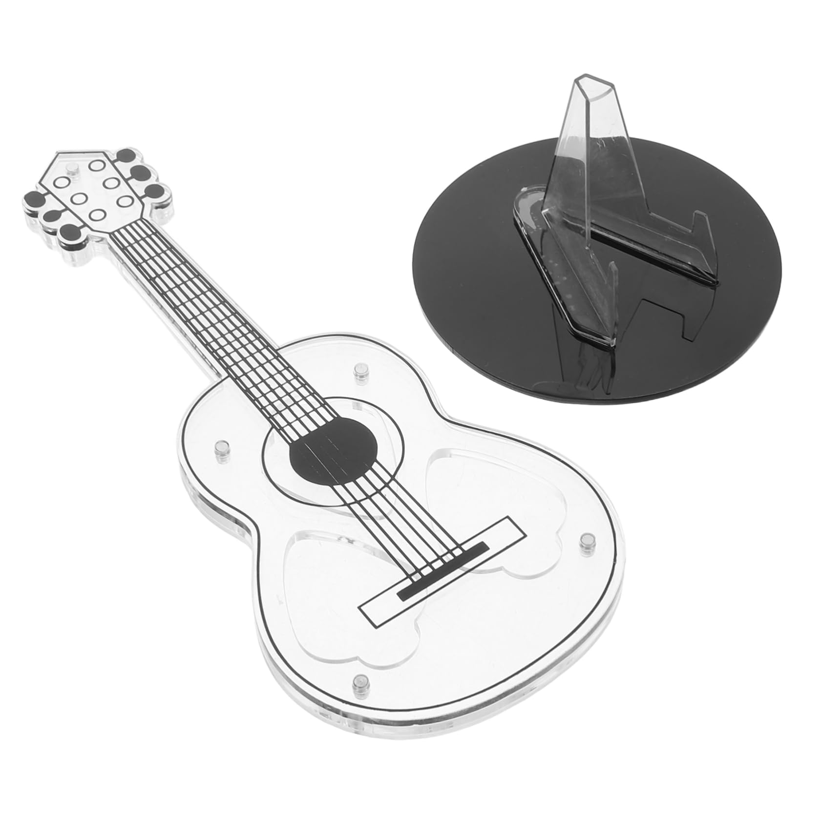 VICASKY Acrylic Guitar Pick Display Box Store Showcase Picks Guitar Plectrums Organizer