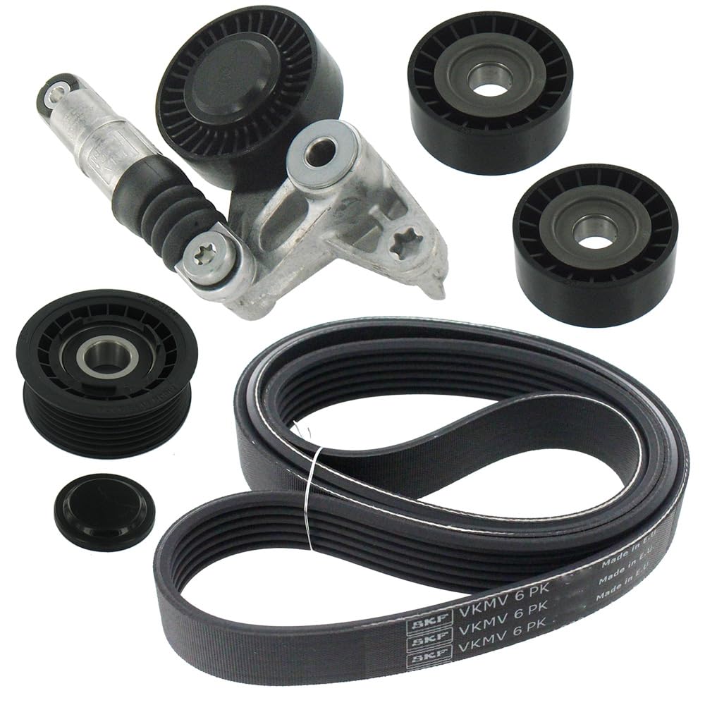 SKF Keilrippenriemen VKMA 31307 - Satz - Höhe 106 mm Länge 330 mm Breite 141 mm - OE Qualität | Kompatibel mit: AUDI A4 Allroad B8, A4 B8, A4 B8 Avant, A5, A5 Cabriolet, A5 Sportback, A6 Allroad C6, A6 C6, A6 C6 Avant, Q5