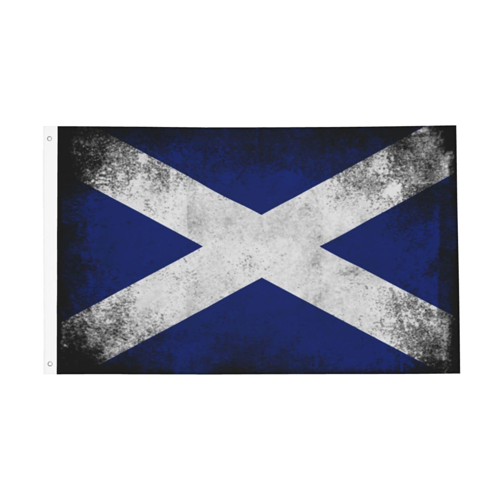 Funny Scotland Flag Proud Scottish Vintage Distressed Gifts Flag