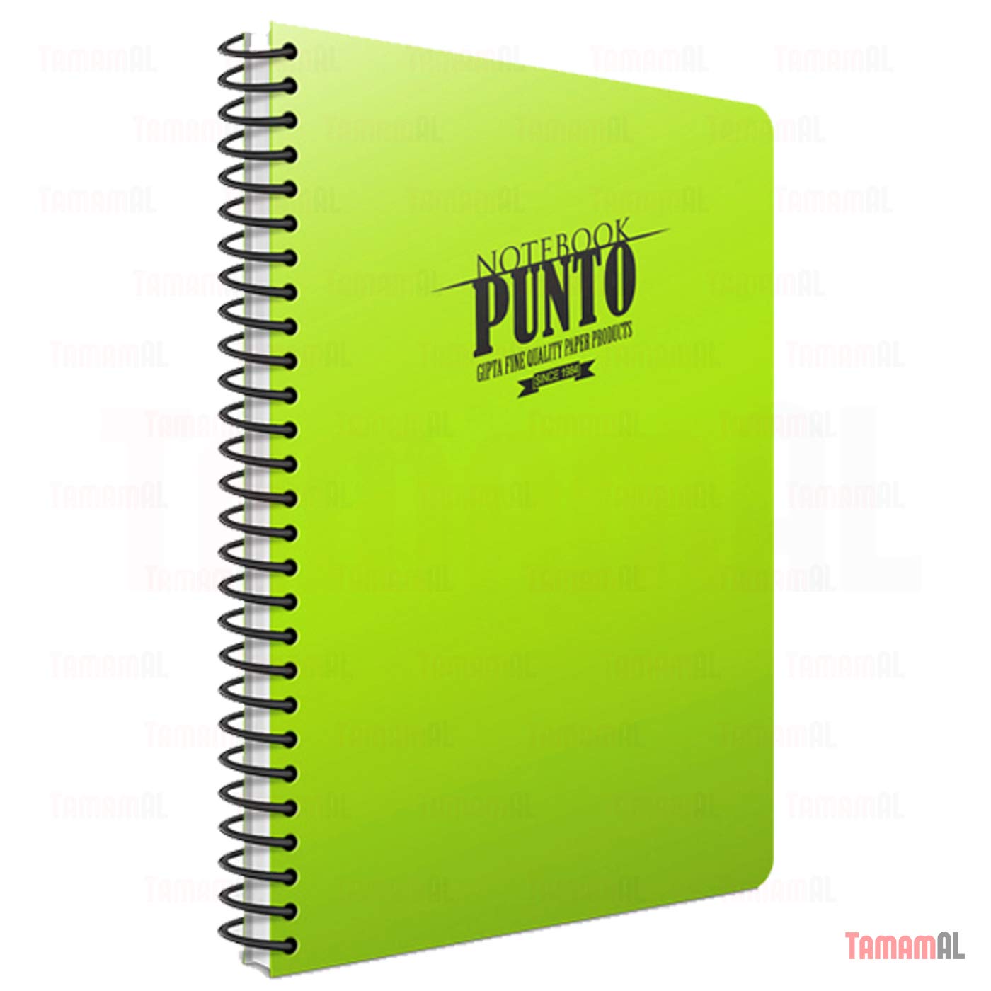 Gıpta Punto A4 - Quaderno a spirale, 100 fogli a righe