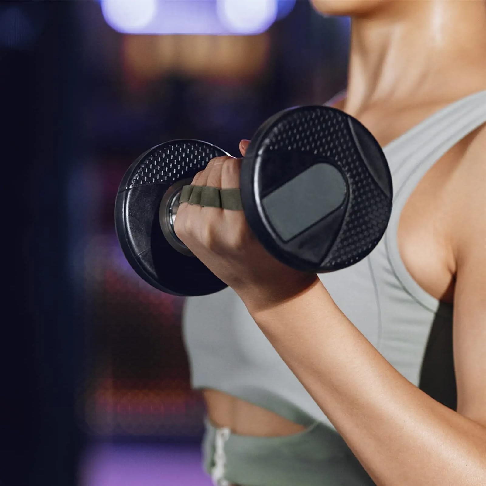 Impugnature da palestra Guanti da allenamento per sollevamento pesi Allenamento Allenamento Fitness Palestra Guanti a mani nude Comode impugnature per ginnastica in pelle forniscono il palmo