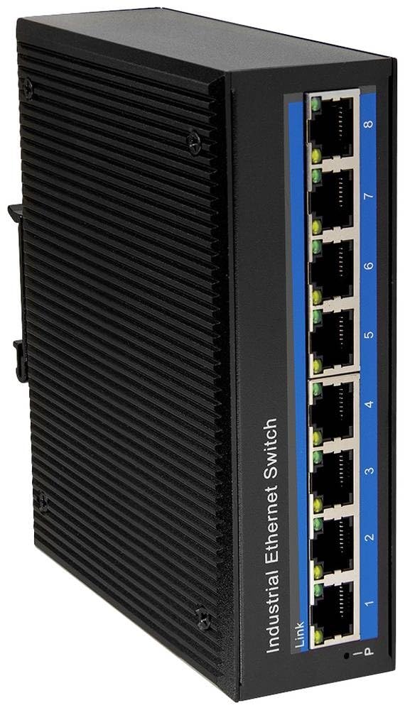 LogiLink NS203 Ethernet switch 8 ports 10/100/1000 MBit/s Industri...