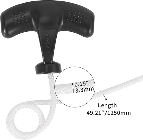 Miniatura 7 de Arrancador de retroceso GX160 con trinquete de varilla recta para motores GX160 GX200 4 tiempos 163196CC, arranque de arranque 5.56.5HP