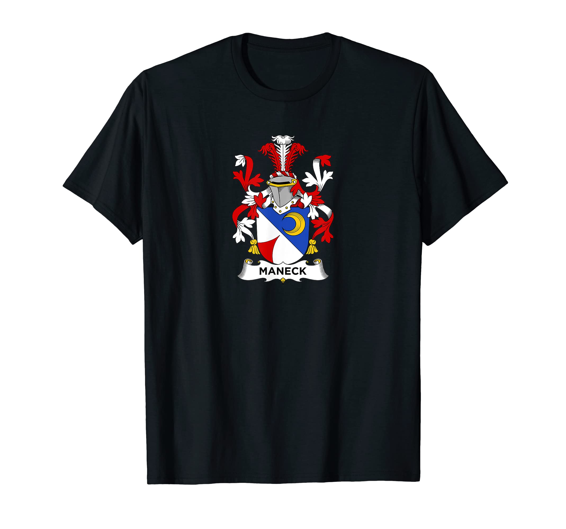 Maneck Coat of Arms - Family Crest T-Shirt