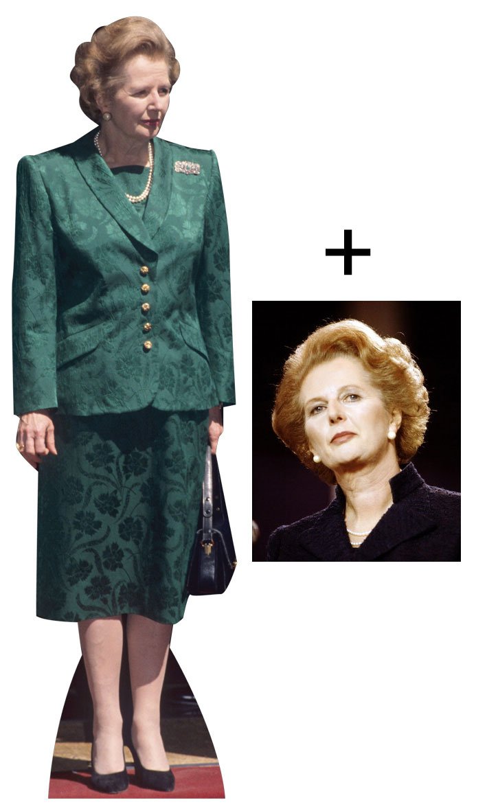 *FAN PACK* MARGARET THATCHER (The Iron Lady) - LIFESIZE CARDBOARD CUTOUT (STANDEE / STANDUP) - INCLUDES 8X10 (25X20CM) STAR PHOTO