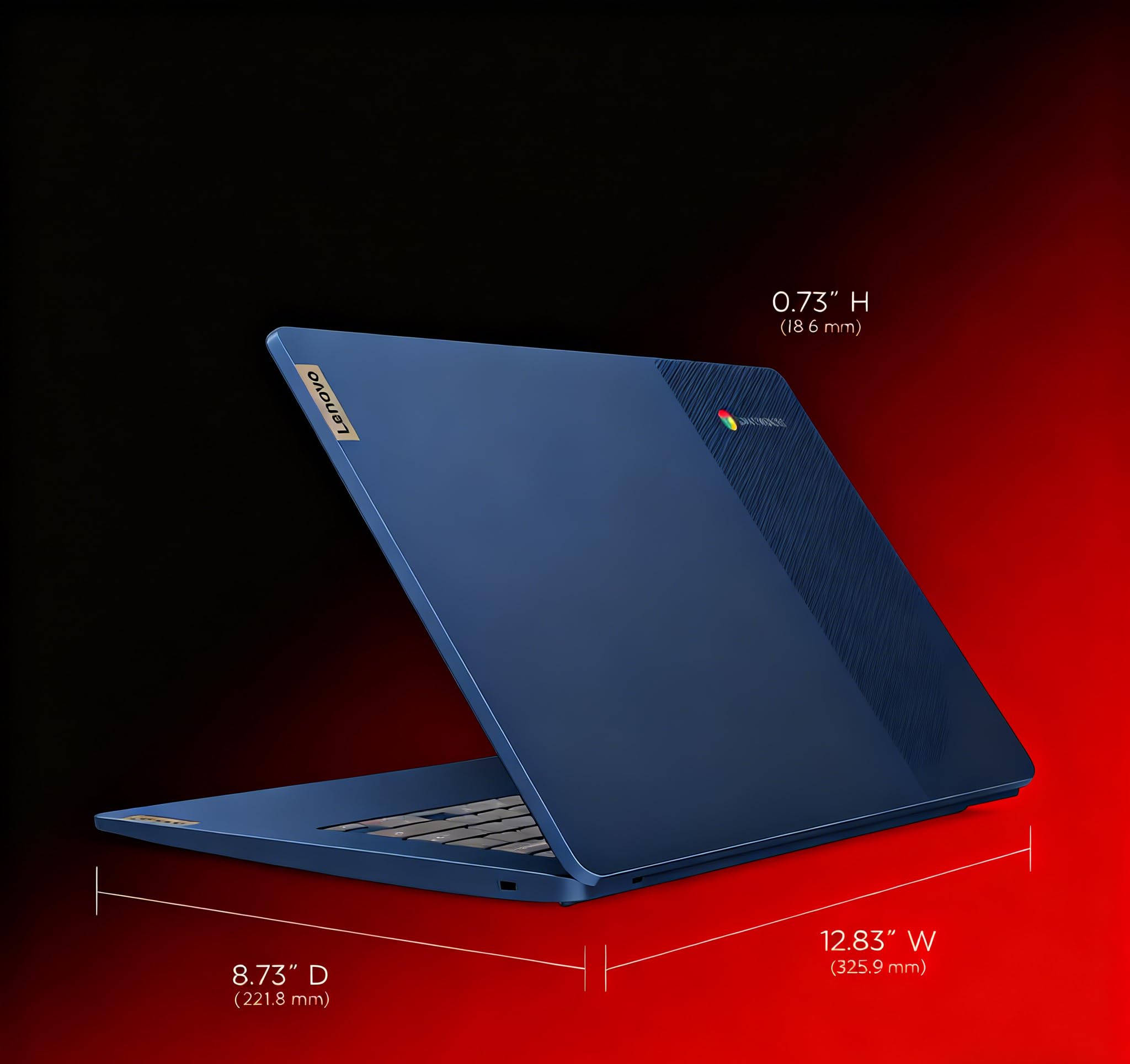 Lenovo IdeaPad Slim 3 Chromebook 14" FHD Touchscreen Laptop, MediaTek Kompanio 520, 4 GB RAM, 64 GB eMMC + 64 GB USB Flash Drive, economico per studenti, utenti quotidiani e semplici, Chrome OS, LE