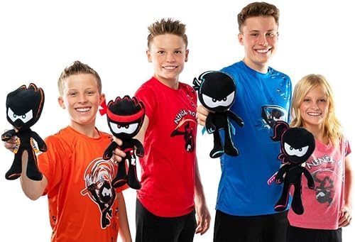 Miniatura 5 de NINJA KIDZ TV Plush Buddy - Paxton  Figura de 12 pulgadas  Nunchucks de juguete extraíble  Coleccionable  Gran regalo y juguete divertido para niños