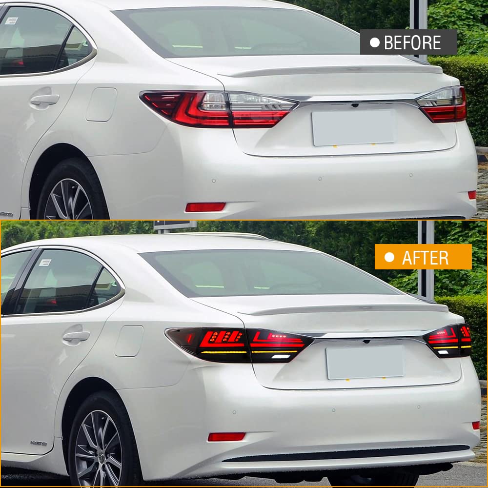 Tail Lights Lexus ES350 ES300h 2013-2018 Startup Amber Sequential Turn Plug Play image 6