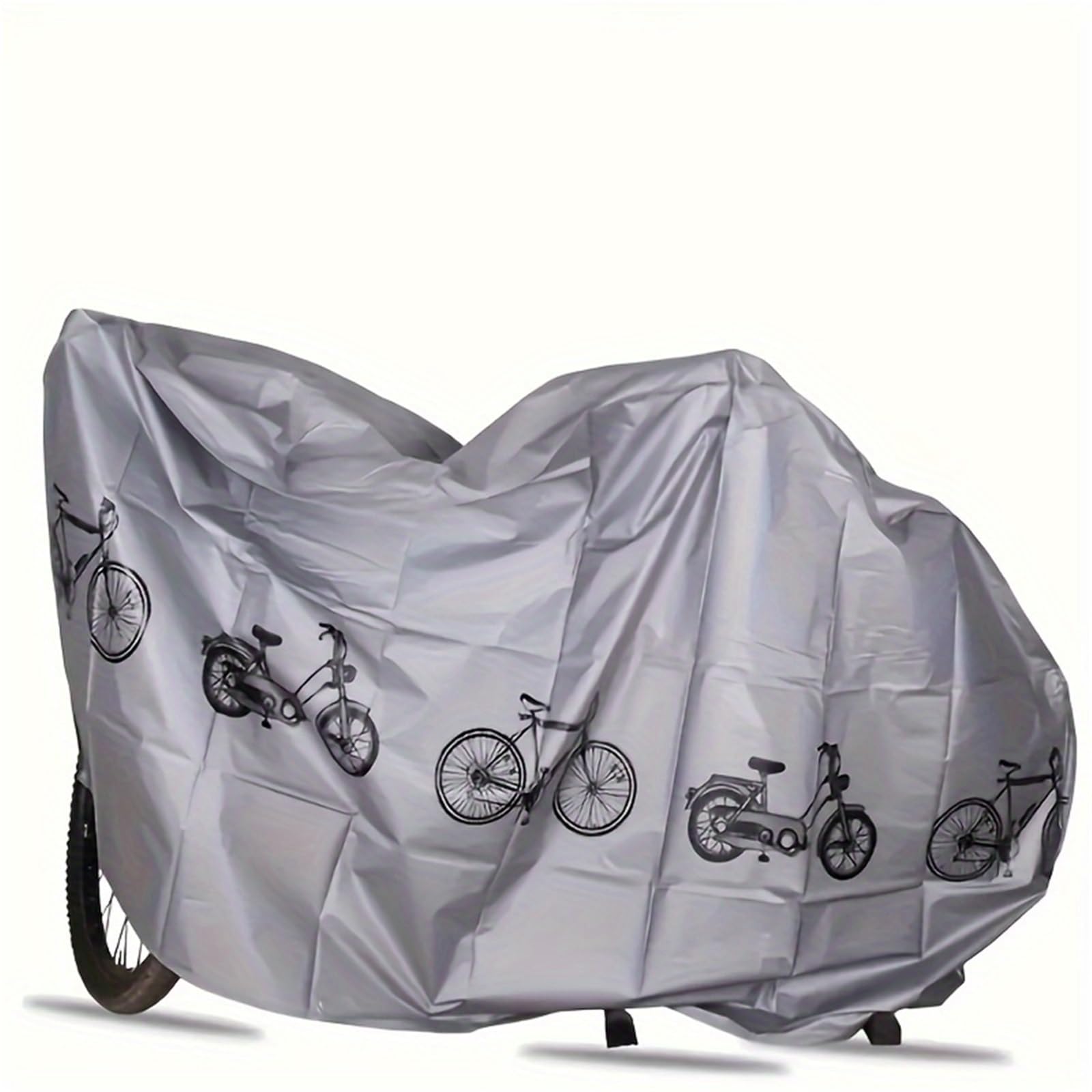 Bike Cover Waterproof Outdoor Bike Cover Waterproof Raincover Bicycle Outdoor Sunscreen Accessories(Grey)