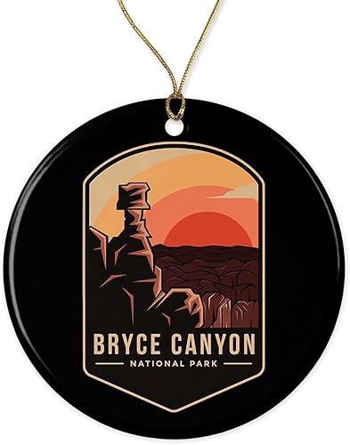Bryce Canyon National Park Ornamento – Bryce Canyon National Park Gift – Adorno de Navidad Bryce Canyon – Decoración del Parque Nacional Bryce