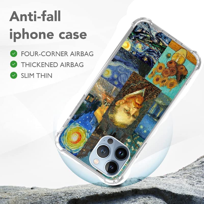 Van Gogh Kunst Handyhülle Für Google Pixel 8a – Transparent, Stoßfest, TPU, Mit 4K-Druck