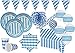 Produktbild XXL Party Deko Set Oktoberfest mit Tischdecke für 20 Personen