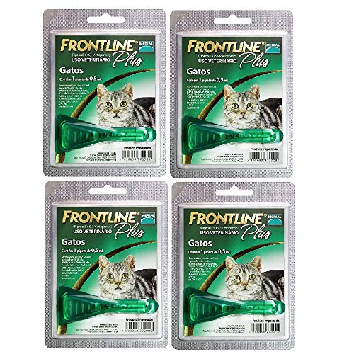 Antipulgas Frontline Plus Gatos Merial Combo C/ 4