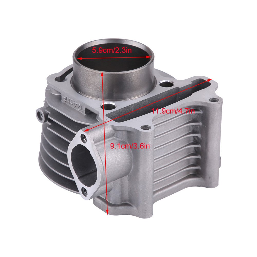 Kit De Cilindro Para Motor De Moto 52 4mm Cilindro Pistón Y Juntas Compatible Con GY6 152QMI Repuesto Aftermarket Para Motocicletas