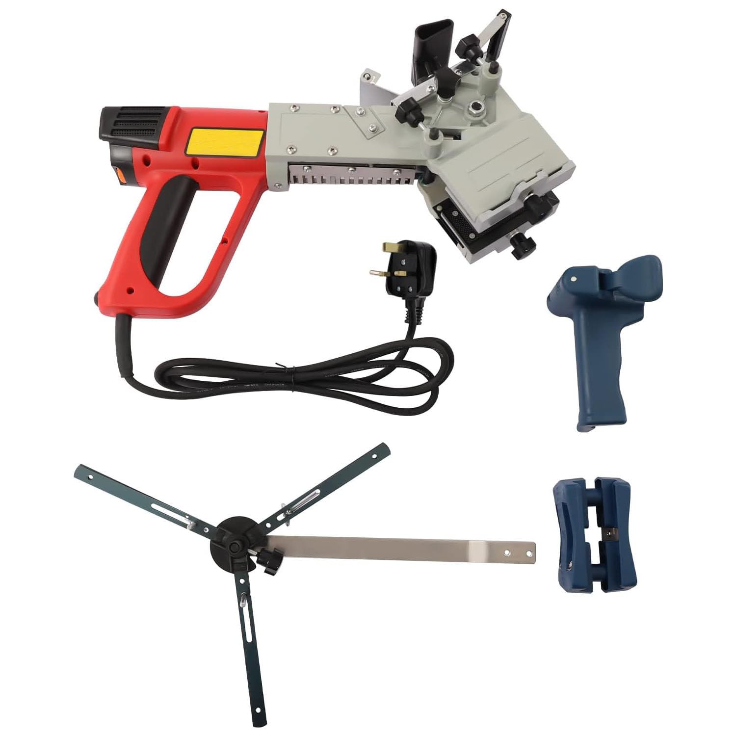 Ymnogjie Adjustable Temperature Portable Edge Bander Machine, 2000W Woodworking Straight Curve Edge Banding, Ideal for Household DIY Carpenter Factory and Building