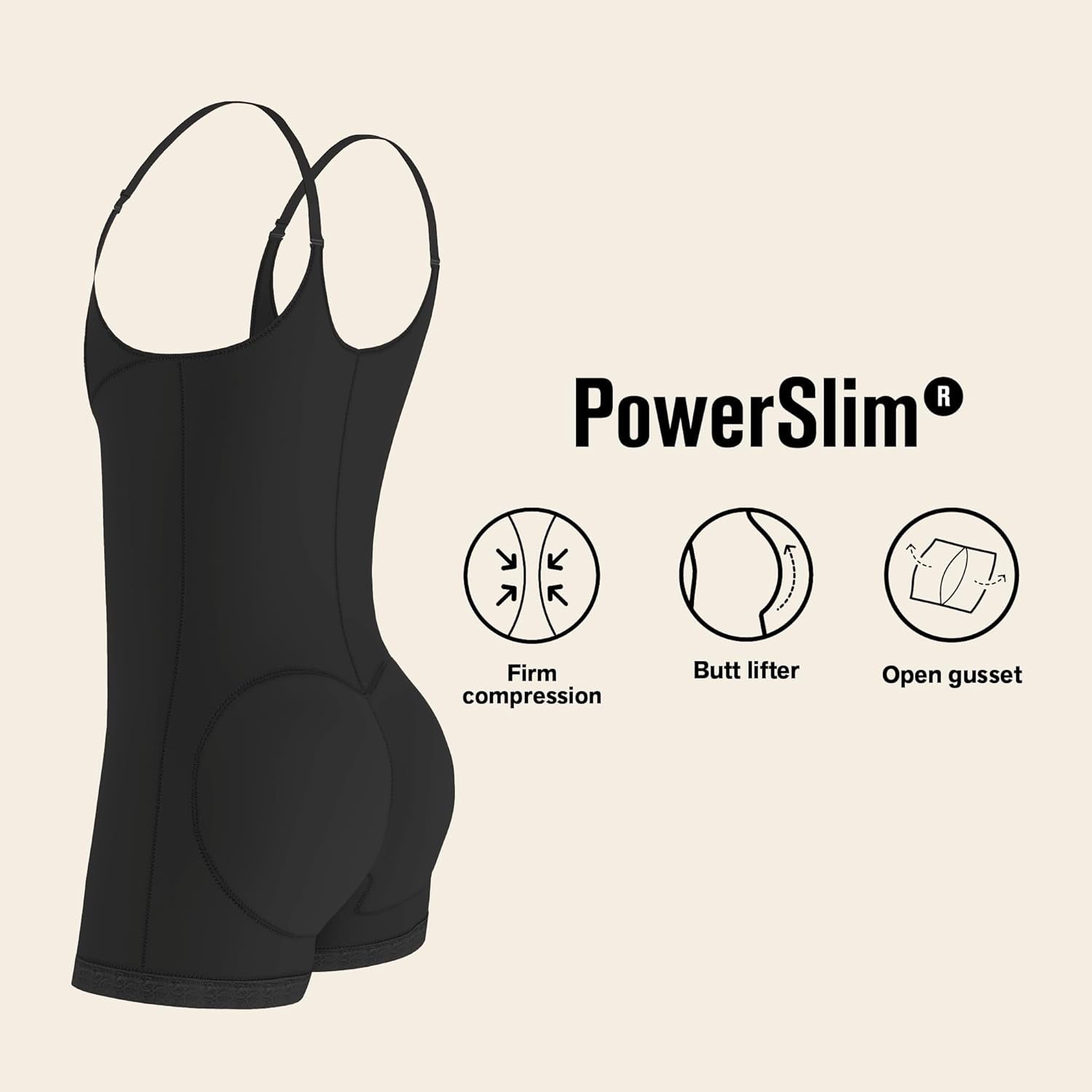 Leonisa Shapewear Bodysuit with Boyshort Bottom - Shapewear for Women Tummy Control - Image 4