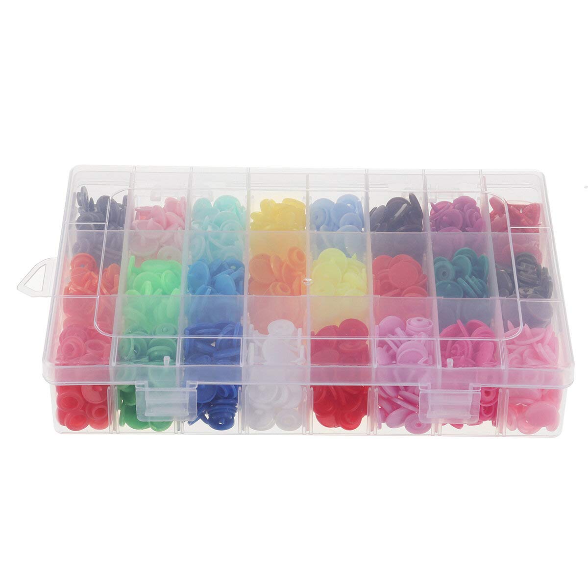 Set di 350 bottoni automatici a pressione KAM T5, in plastica, con pinze