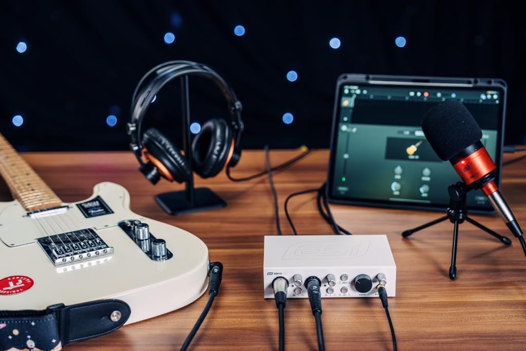 ESI Neva OTG Profesional 24-bit/192 kHz Dual USB-C Audio Interface