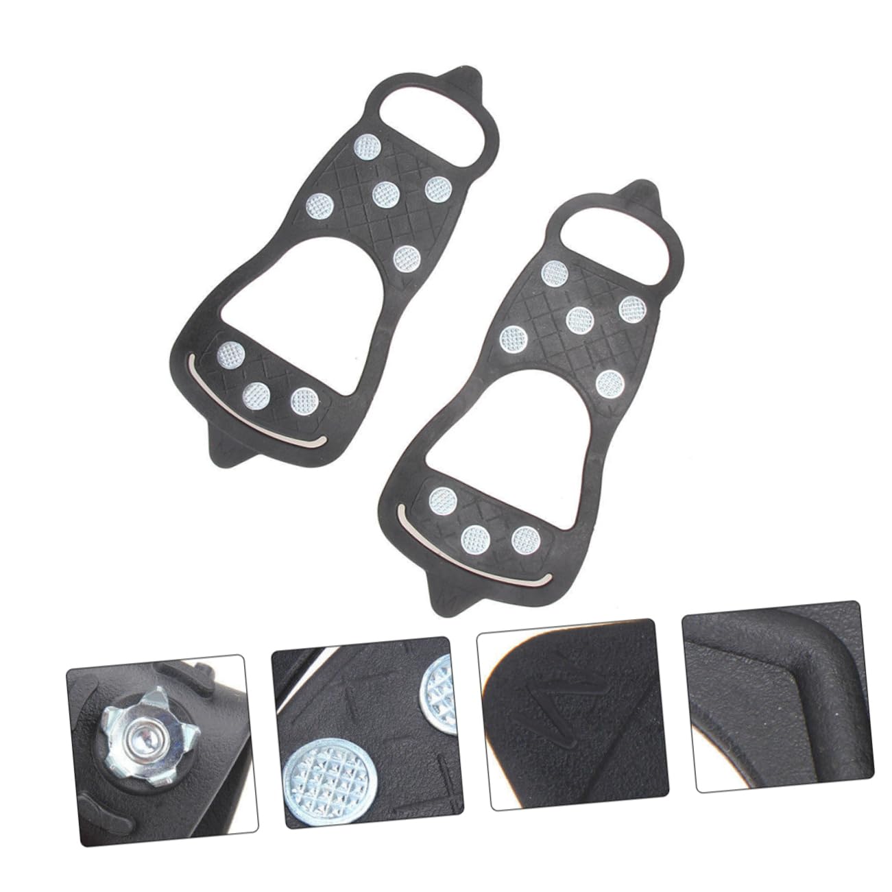TOVINANNA 1Pair Skid Shoe Crampons Point Snowfield Overshoes for Outdoor Climbing Durable and Lightweight Design for Enhanced Grip and Stability ICY Surfaces Essential Accessory