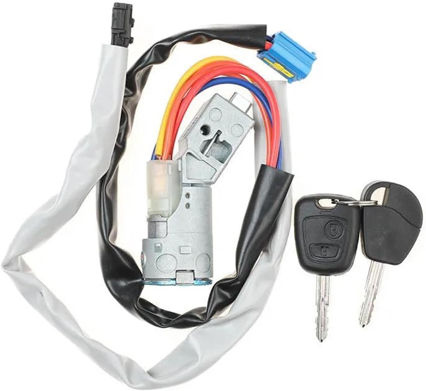 Car Ignition Lock Cylinder Barrel with 2 Key for Citroen for Berlingo 2002 2003 2004 2005 2006 2007 2008 4162ch 4162.Ch