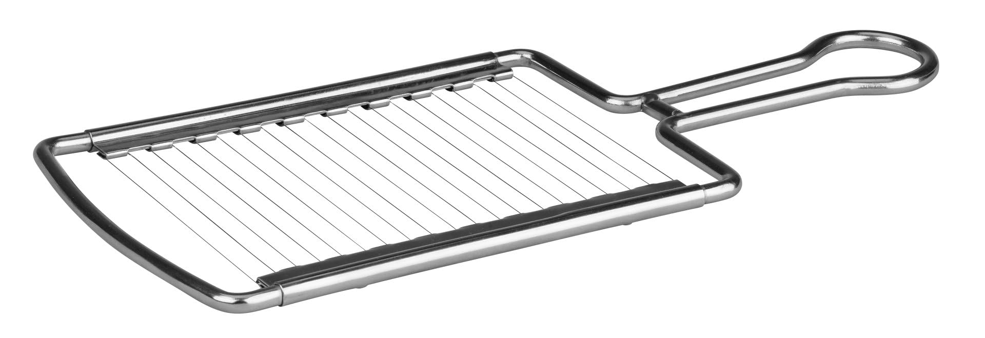 Fackelmann Pellkartoffelschneider – aus Edelstahl, optimal für Kartoffeln, spülmaschinengeeignet, robustes Design, Silber