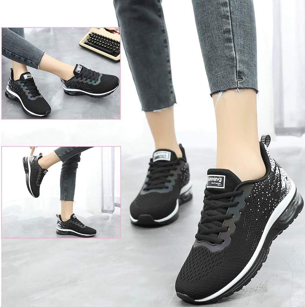 Women's Athletic Running Shoes Breathable Comfort Cushioned Walking Sneakers for Gym Workout Jogging - Image 6