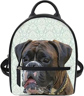 fhdc Zaino Carino 3D Animal Pug Dog Print Donne Zaino Piccolo Di Alta Qualità In Pelle Pu Zaino Femminile Viaggio Casual Mini Bagpack H10223Z4