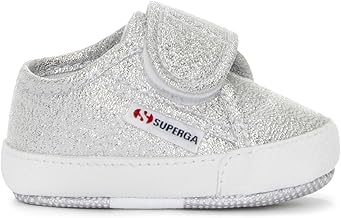 SUPERGA - Sneakers, Baby, Sports, Model 4006 Baby Strap Blades, Grey Silver, 16 EU