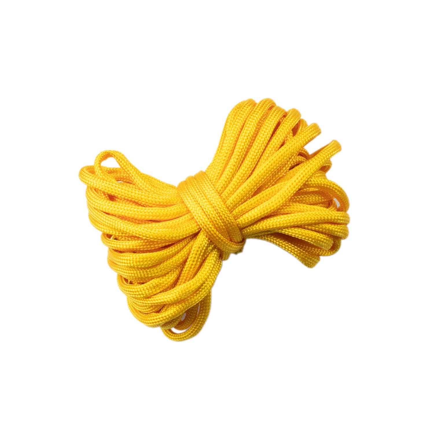 MITSY Paracord largo 4 mm 25 metri giallo sopravvivenza paracadute corda attrezzatura outdoor campeggio
