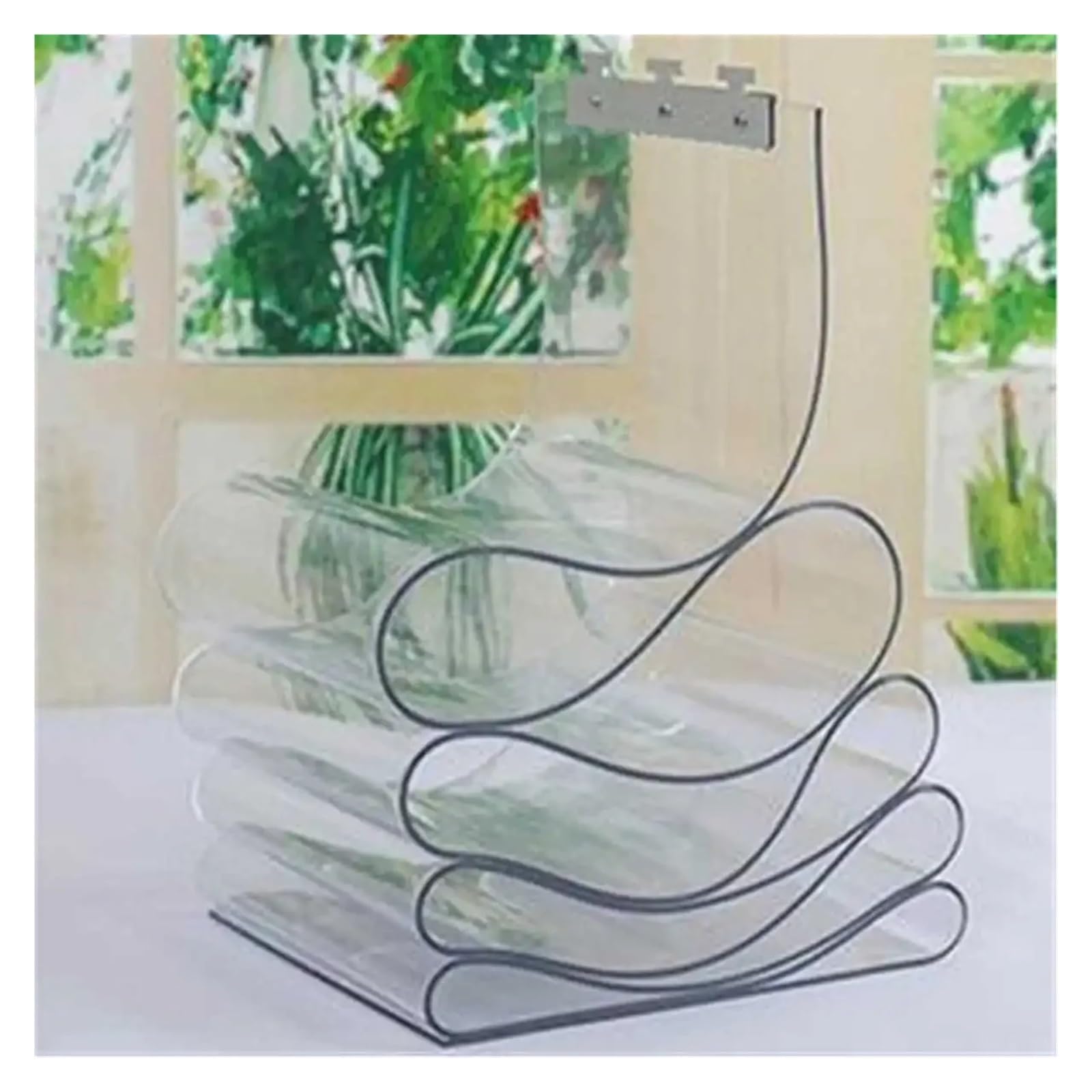 GSCLZ Indoor And Outdoor Transparent Air Conditioning Soft Curtain Strip, Screen, Insulation Windproof PVC Door(18CMx240CM)