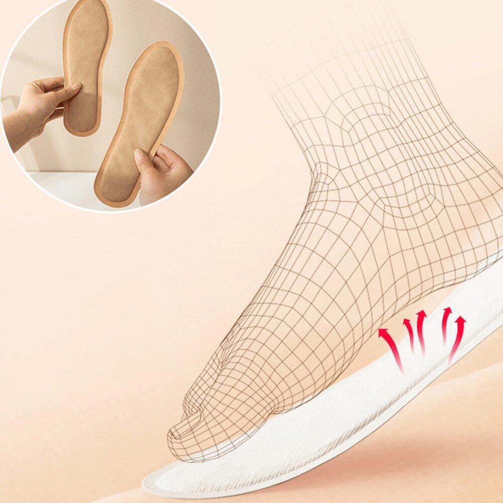 Semelles intérieures Thermiques pour Chaussures 10 Paires Auto-chauffantes pour Chaussures d'hiver Chauffe-Pieds pour la Chasse la randonnée Le Camping