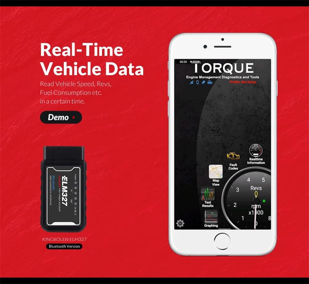 Screenshot of Bluetooth pairing steps on an Android phone for the ELM327 device.