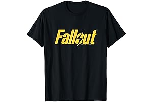 Fallout Glasses TV Series Yellow Lightning Logo T-Shirt