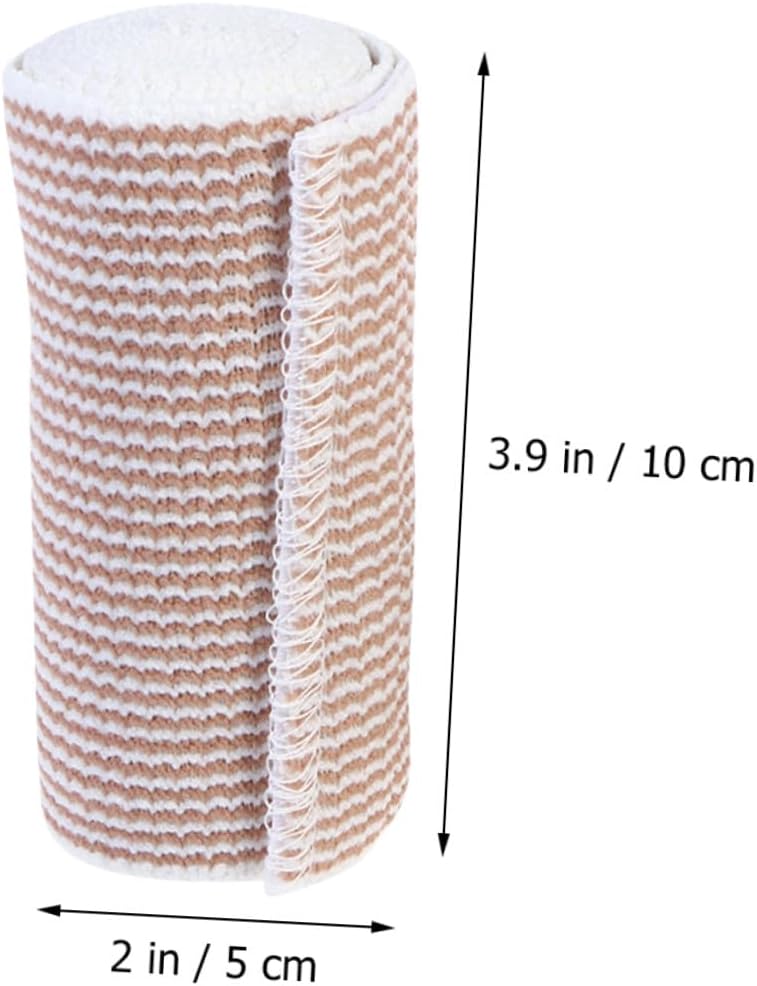 2 Rolls Reusable Self Adhesive Elastic Wrap Bandages Breathable Compression Sports Wrap for Ankle Wrist Finger Injury Support and Athletic Protection