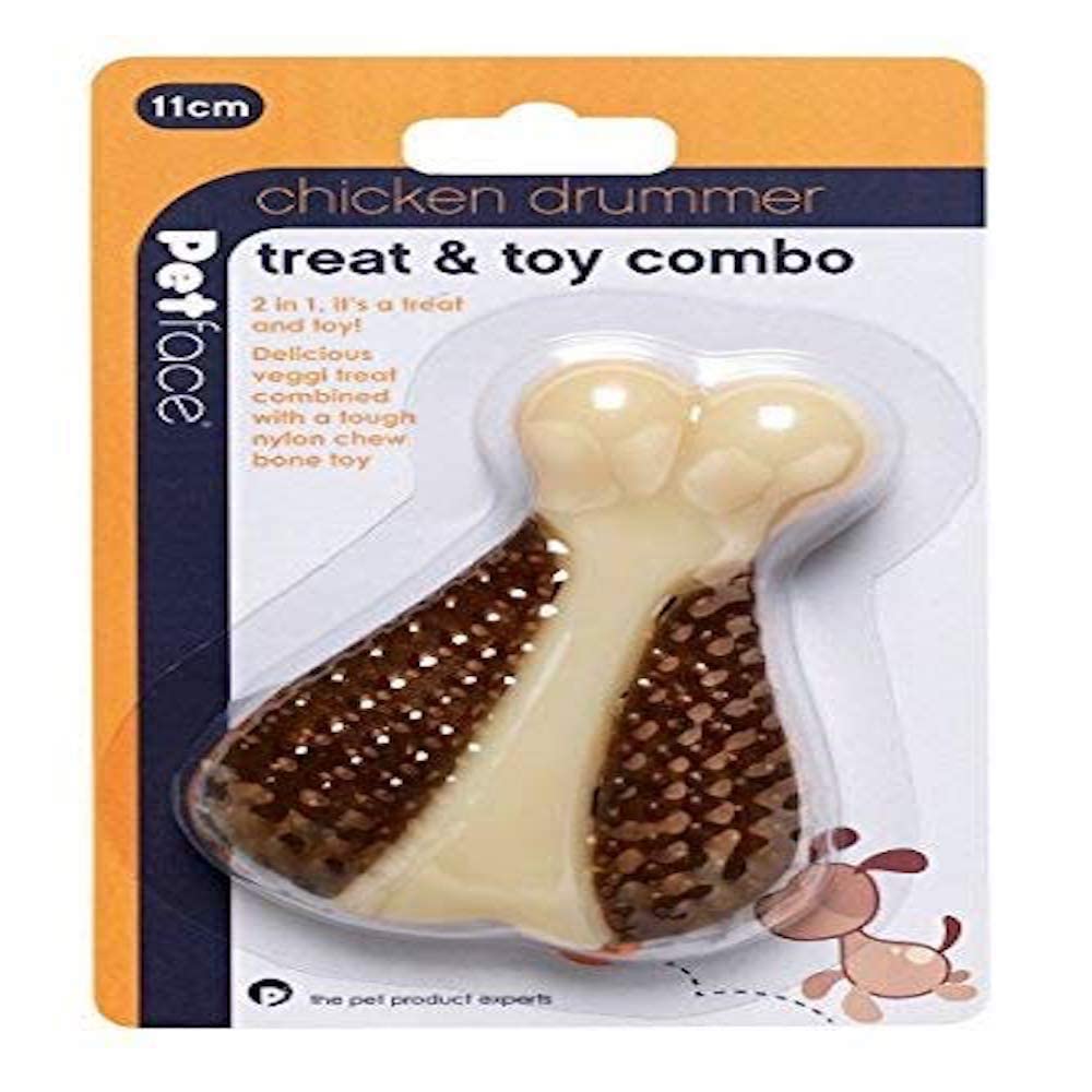 PetfaceChicken Drummer Treat & Toy Combo