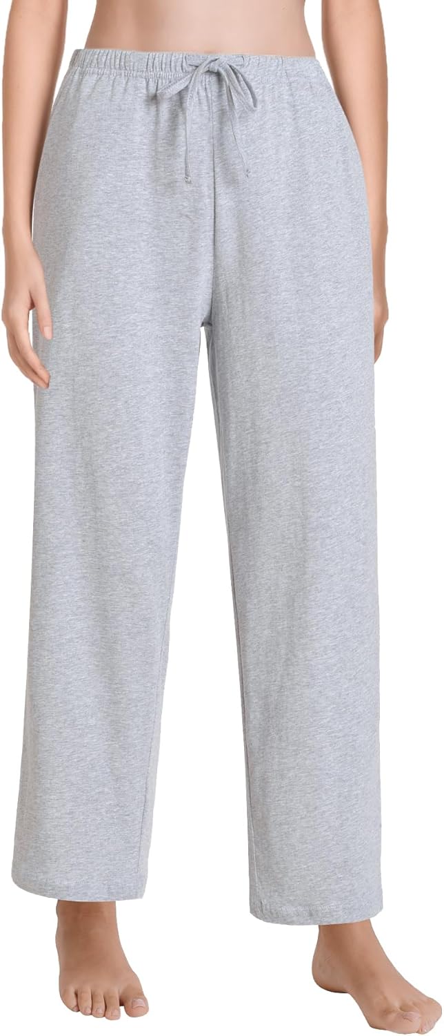 Latuza Women's Petite Pajama Pants Cotton Pajama Bottoms Petite Length