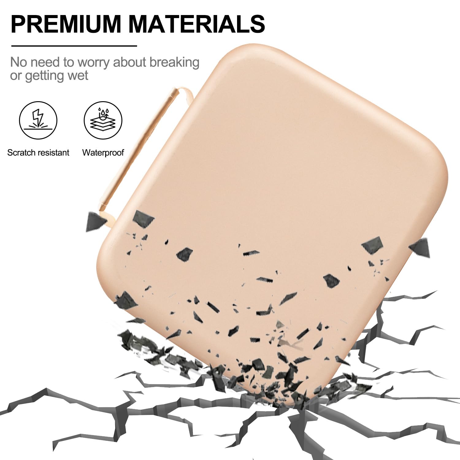 CRTBOTW Custodia rigida compatibile con stampanti fotografiche Canon SELPHY CP1500/CP1300/CP1200, superficie in poliuretano, per la conservazione di stampanti fotografiche/batterie/cartucce