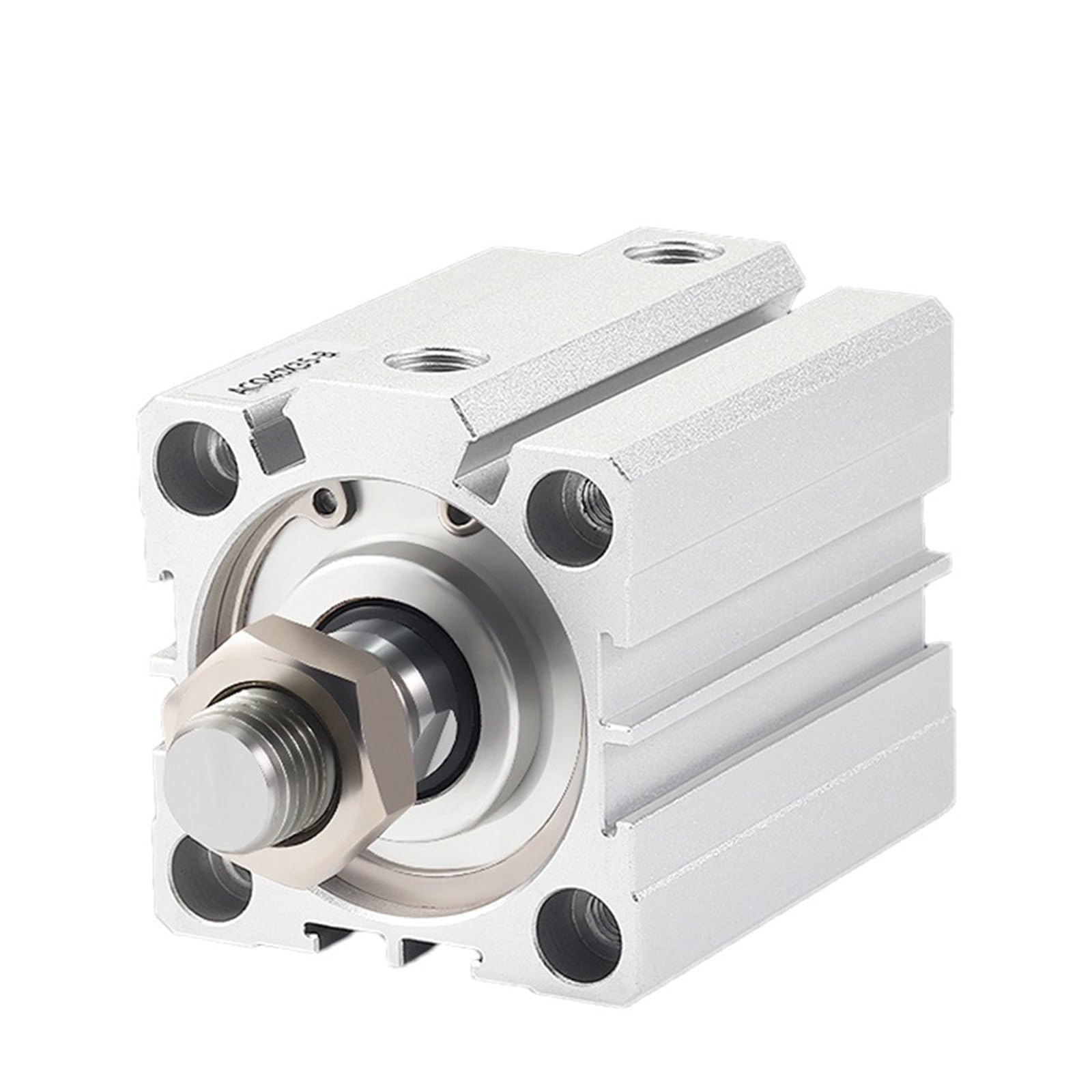 Cylindre mince pneumatique ACQ12 course 40mm double effet filetage externe sans aimant